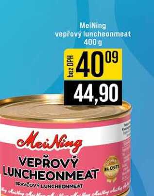 MeiNing vepřový luncheonmeat 400 g