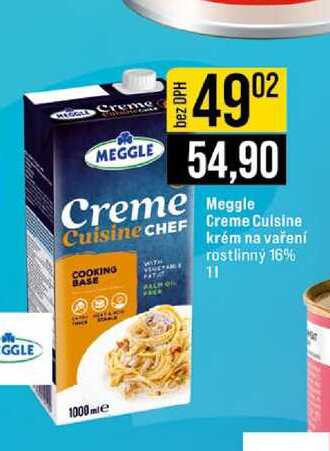 Meggle Creme Cuisine krém na vaření rostlinny 16% 1l 