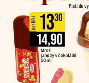 Mrož jahody v čokoládě 50 ml 