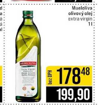 Mueloliva olivový olej extra virgin 1l