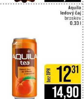 Aquila ledový čaj broskev 0.33l