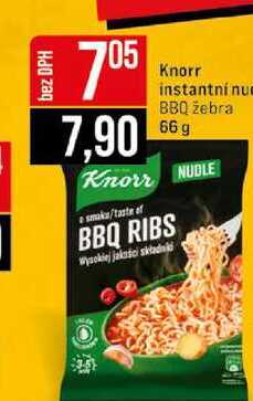 Knorr instantní num BBQ žebra 66 g 