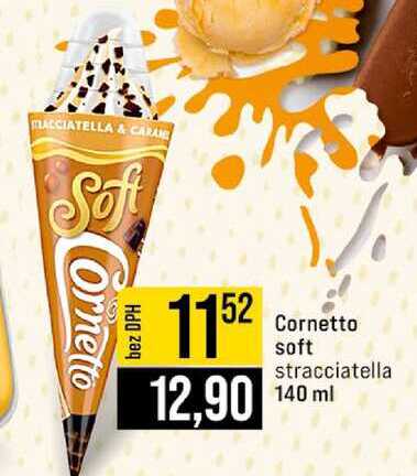 Cornetto soft stracciatella 140 ml 