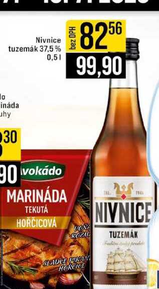 Nivnice tuzemák 37,5% 0,5l