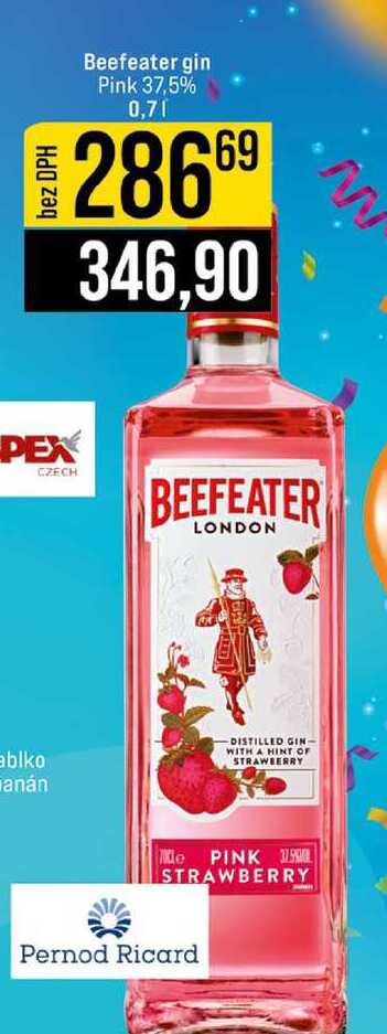 Beefeater gin Pink 37,5% 0,7l