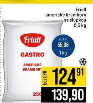 Friall americké brambory se slupkou 2,5 kg