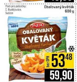Obalovaný květák 600 g