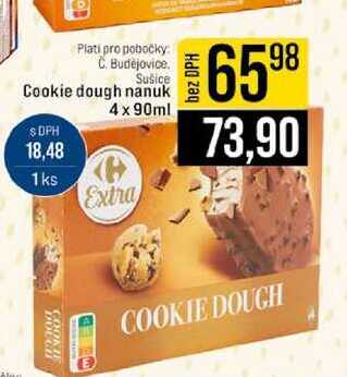 Cookie dough nanuk 4 x 90ml 