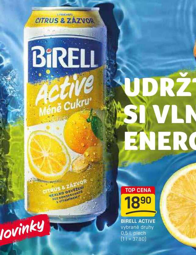 BIRELL ACTIVE vybrané druhy 0,51, plech
