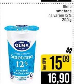 Olma smetana na vaření 12% 200 g