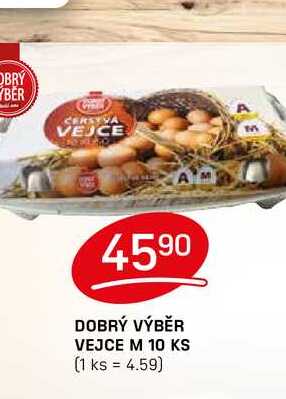 DOBRÝ VÝBĚR VEJCE M 10 KS