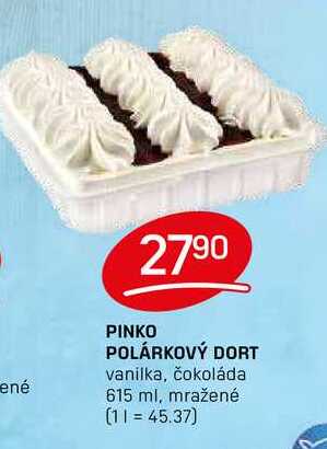 PINKO POLÁRKOVÝ DORT vanilka, čokoláda 615 ml