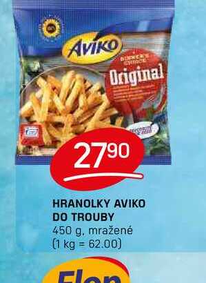 HRANOLKY AVIKO DO TROUBY 450 g. mražené 
