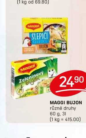 MAGGI BUJON různé druhy 60 g