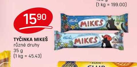TYČINKA MIKEŠ různé druhy 35 g