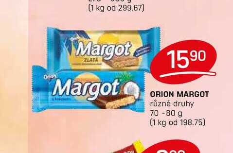 ORION MARGOT různé druhy 70-80 g 