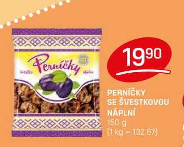 PERNÍČKY SE ŠVESTKOVOU NÁPLNÍ 150 g