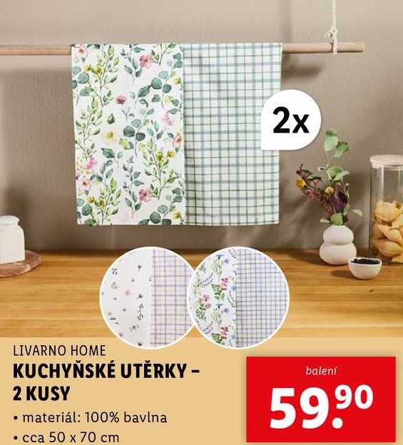 KUCHYŇSKÉ UTĚRKY - 2 KUSY 