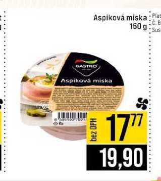 Aspiková miska 150g