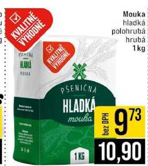 Mouka hladká polohrubá hrubá 1kg 