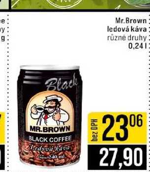 Mr.Brown ledová káva různé druhy 0,24l