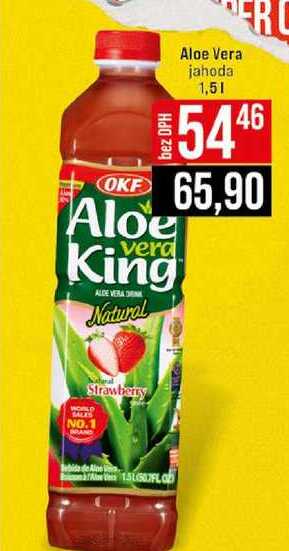 OKF Aloe Vera jahoda 1,5l