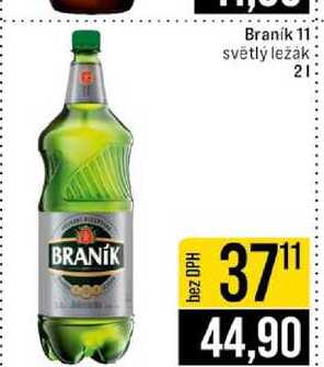 Braník 11 světlý ležák 2l