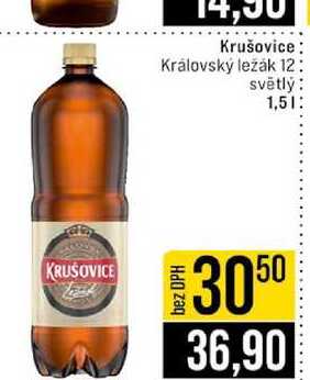 Krušovice Královský ležák 12 světlý 1,5l