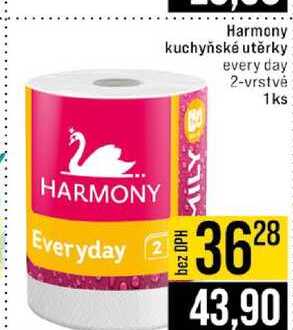 Harmony kuchyňské utěrky every day 2-vrstvé 1ks 