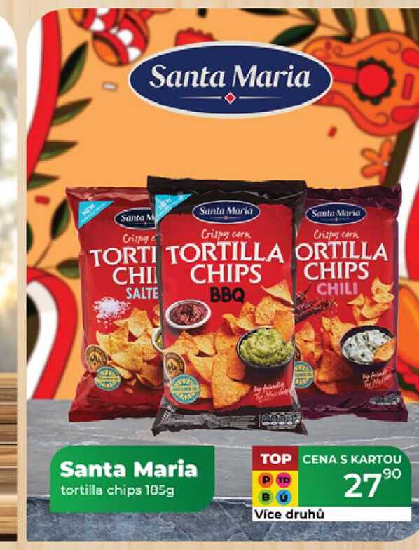 Santa Maria tortilla chips 185g 