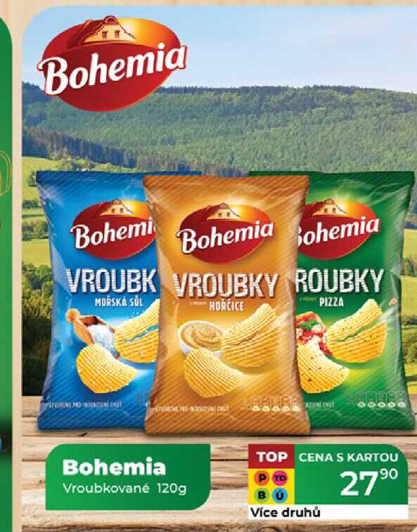 Bohemia Vroubkované 120g 