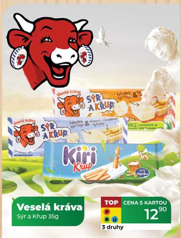 Veselá kráva Sýr a Křup 35g  