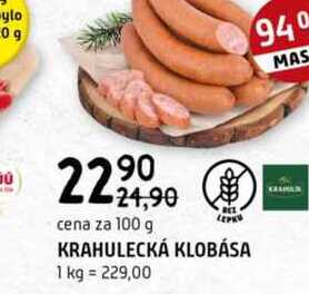 Krahulecká klobása 100g