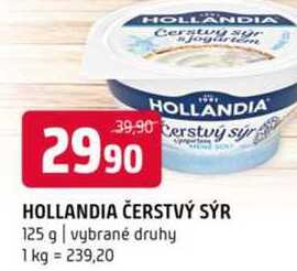 Hollandia čerstvý sýr 125g