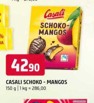 Casali schoko mangos 150 g 