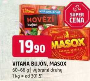 Vitana Masox bujón 60-66g