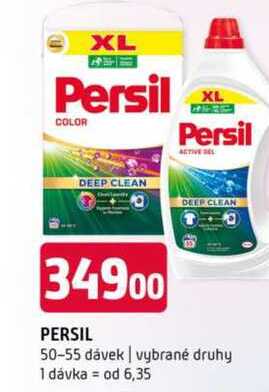 Persil 50 55 dávek vybrané druhy 