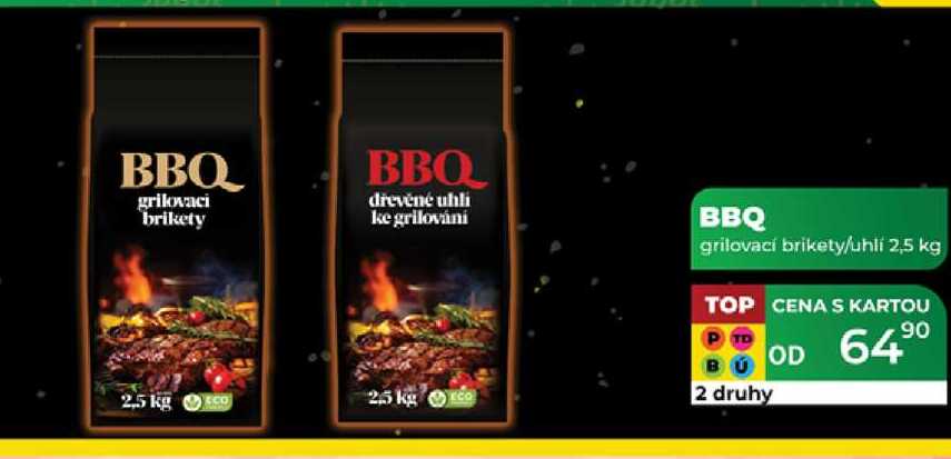 BBQ grilovací brikety/uhlí 2,5 kg 