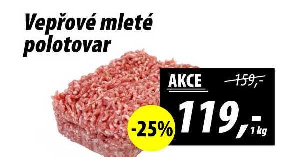 Vepřové mleté polotovar, 1 kg