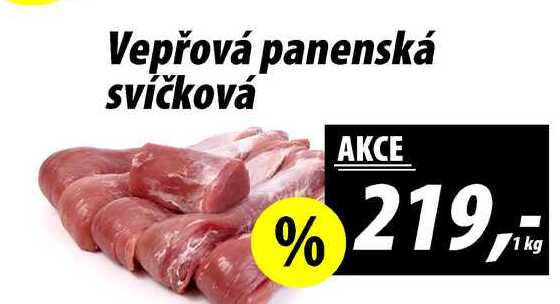 Vepřová panenská svíčková, 1 kg 