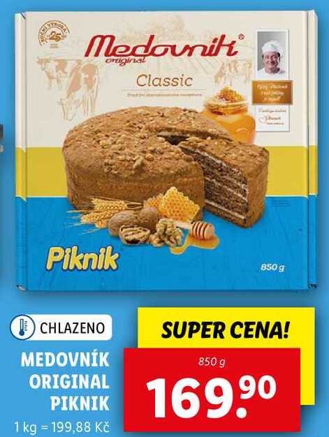MEDOVNÍK ORIGINAL PIKNIK, 850 g