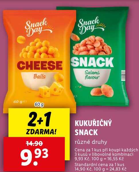 KUKUŘIČNÝ SNACK, 60 g