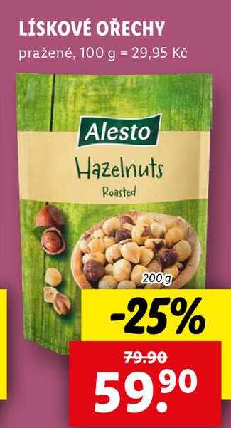 LÍSKOVÉ OŘECHY, 200 g