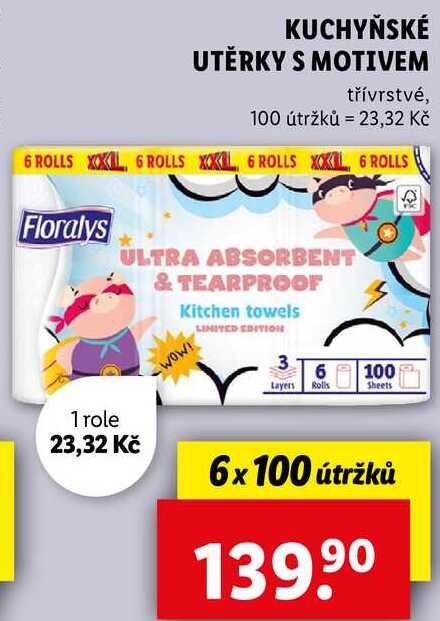 KUCHYŇSKÉ UTĚRKY S MOTIVEM, 6x 100 útržků