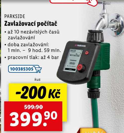 Zavlažovací počítač