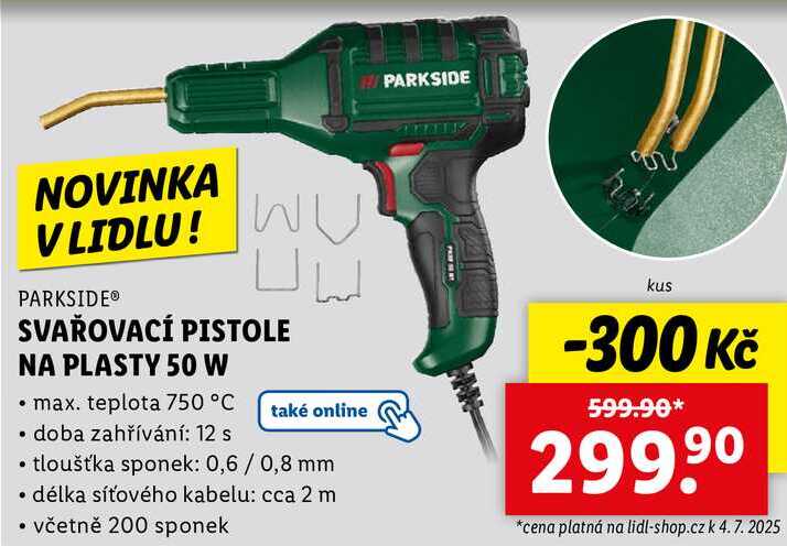 SVAŘOVACÍ PISTOLE NA PLASTY 50 W