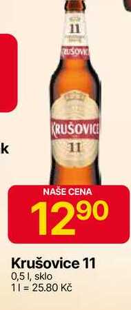 Krušovice 11° 0,5 l, sklo  v akci