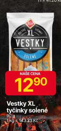 Vestky XL tyčinky solené 90 g