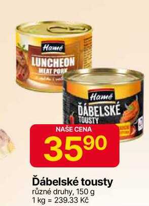 Hamé Ďábelské tousty směs na topinky 150g