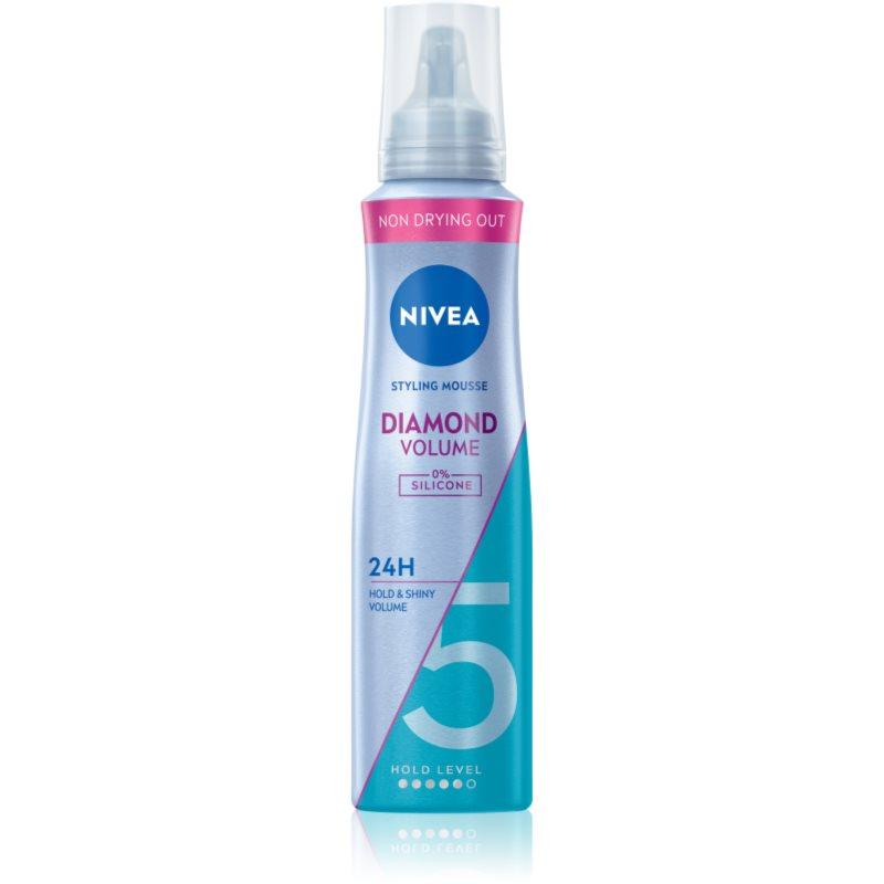 NIVEA Diamond Volume pěnové tužidlo pro objem a lesk 150 ml